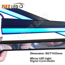 Mudança de cor dinâmica da lâmpada LED da superfície do espelho